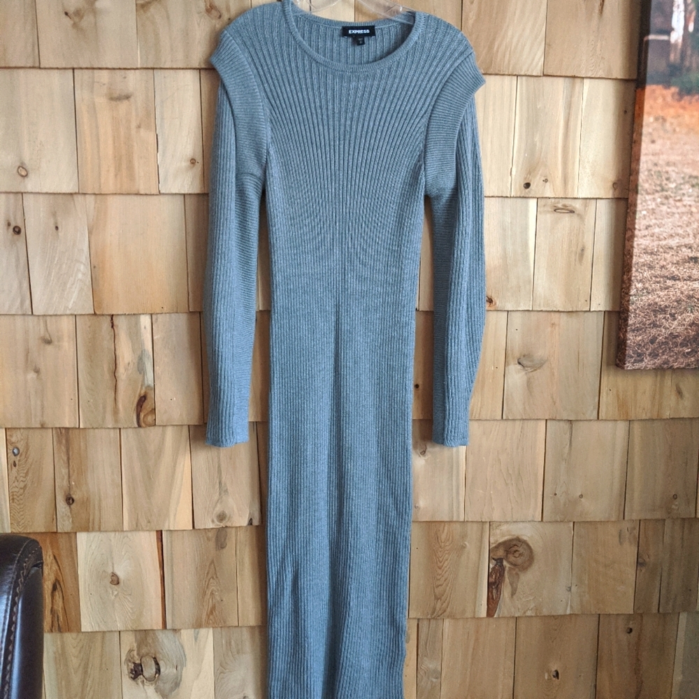 Express midi sweater dress
